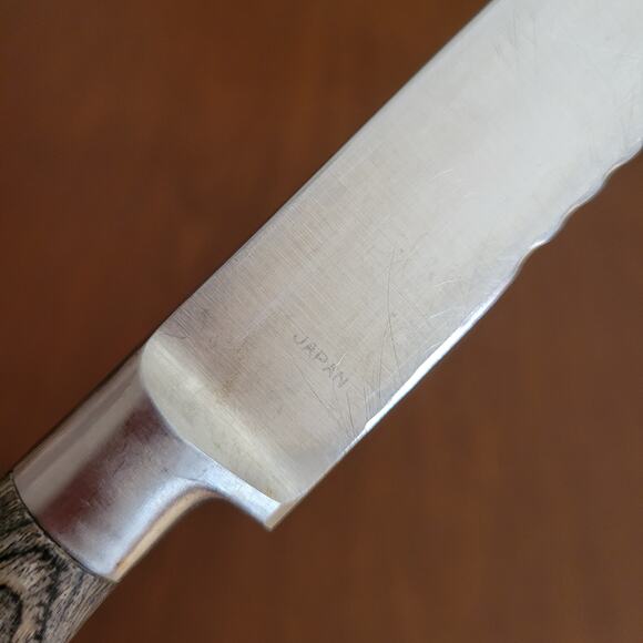 Vintage 9 1/8" JACQUES DEBARR Serrated Bread Slicing Knife Japan - Picture 8 of 9